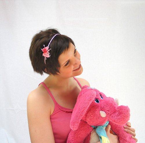 Čelenka : " Pinky butterfly " — foto 5