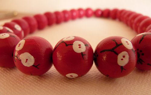 Náhrdelník Meruňkové květy — foto 3