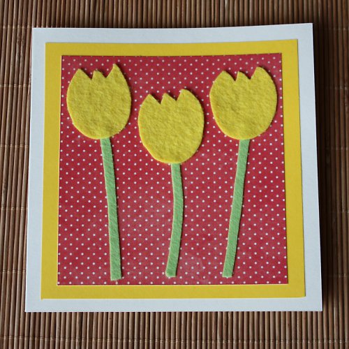 Tulipánky - velikonoční přání — foto 2