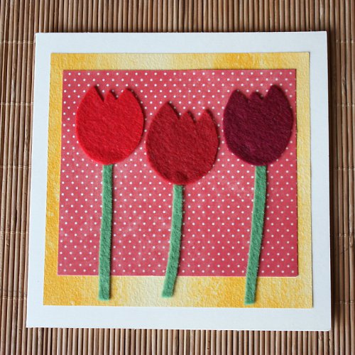 Tulipánky - velikonoční přání — foto 2