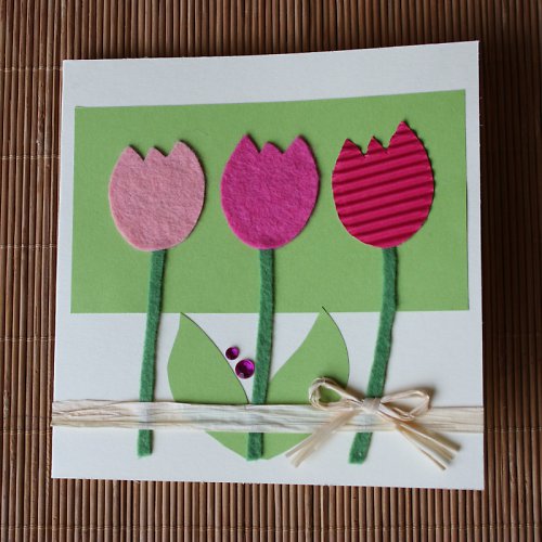 Tulipánky - velikonoční přání — foto 2