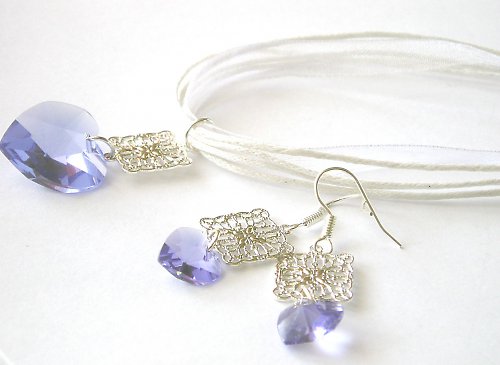 Swarovski heart...sleva — foto 3