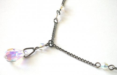 Swarovski Teardrop Crystal AB...sleva — foto 3
