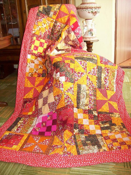 Patchwork deka 130 x 205 CM — foto 2