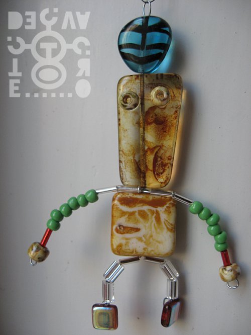 Korálkový robot, model 01-02, 10 cm — foto 2