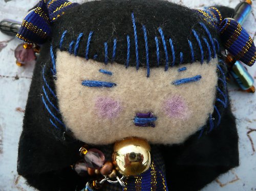 MODRÁ KOKESHI - panenka — foto 4