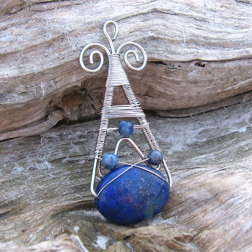 Přívěsek - lapis lazuli — foto 2