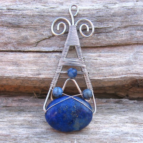 Přívěsek - lapis lazuli — foto 4
