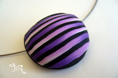 Fialové pruhování — foto 2