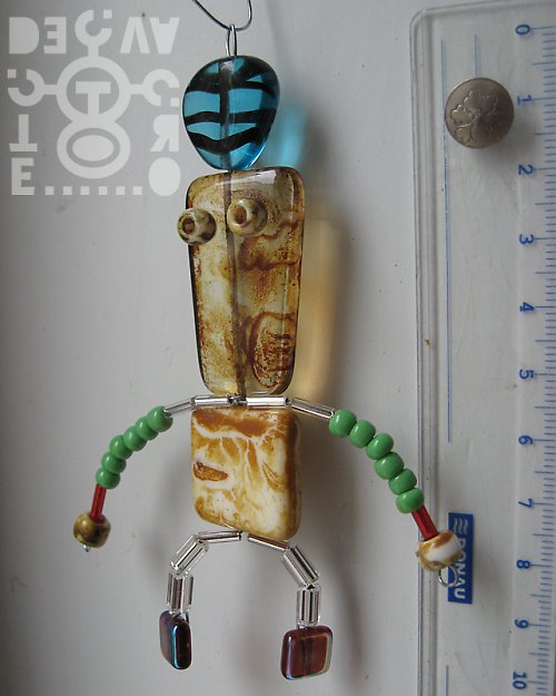 Korálkový robot, model 01-02, 10 cm — foto 3