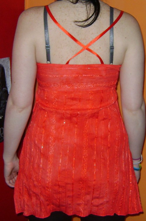Červený top ROSALITA — foto 4