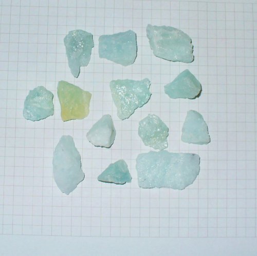 Surové AKVAMARÍNy set-VŠE3 — foto 3