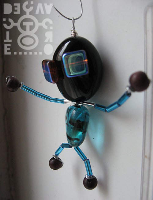 Korálkový robot, model 03-01 (Morfeus), 6 cm — foto 3