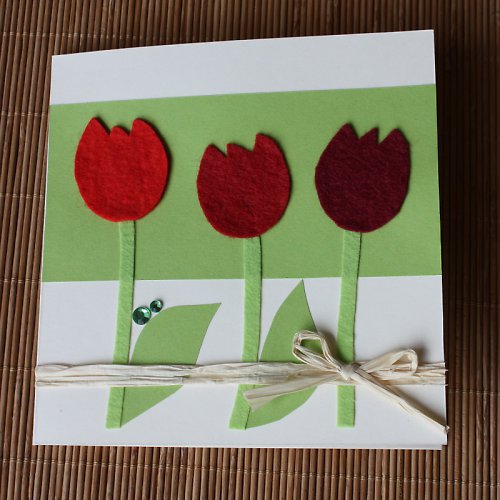 Tulipánky - velikonoční přání — foto 2