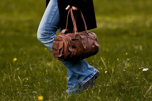 Kožená kabelka Milk Chocolate — foto 3