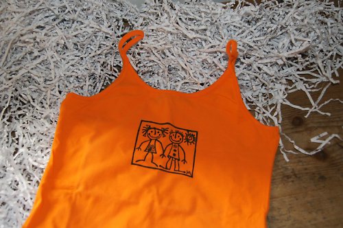 Oranž "ivcatko" tílko ... — foto 5
