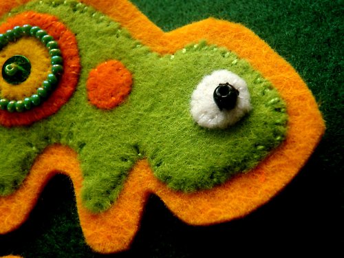 Zelenooranžový chameleonek — foto 6