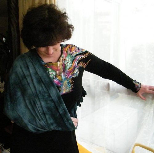 Batikovaný šál — foto 2