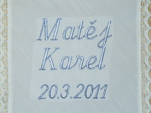 Křestní rouška — foto 2