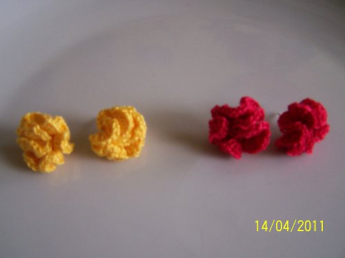 Náušničky bodovky — foto 2
