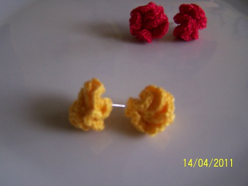 Náušničky bodovky — foto 3