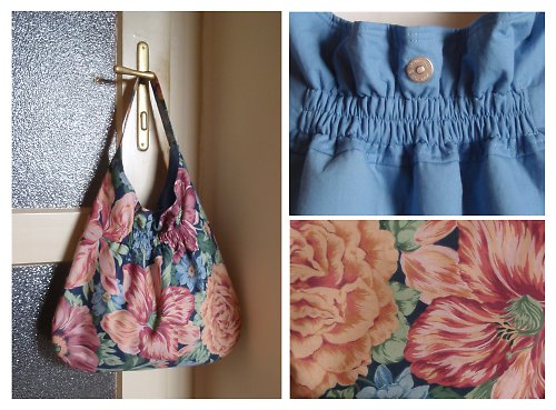 Kabelka CITY - Big Flower - SLEVA 50 % — foto 3