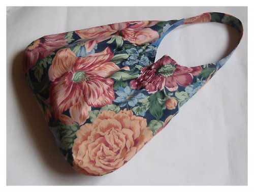 Kabelka CITY - Big Flower - SLEVA 50 % — foto 4