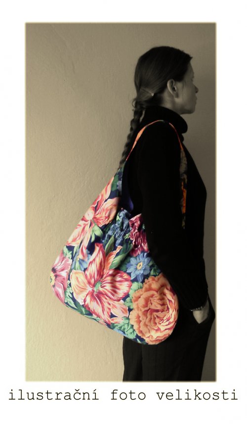 Kabelka CITY - Big Flower - SLEVA 50 % — foto 6