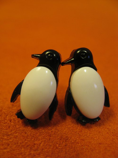 Tučňákové náušnice :) — foto 2