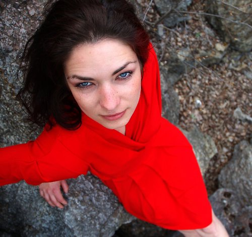 Šaty " Hanny" - ohnivě červená — foto 3