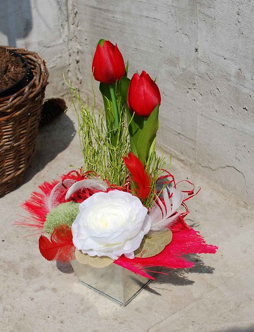 Tulipány s iskerníkom — foto 2