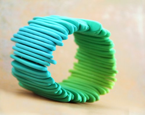 Vertical lines /tyrkys-lime/ — foto 3