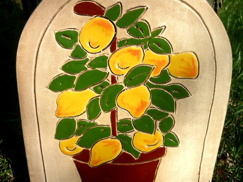 Keramický herbář- citroník — foto 2
