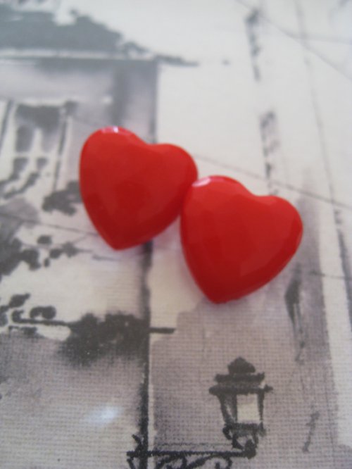 Srdíčkové náušnice :) — foto 2