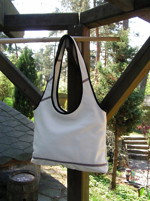 Kožená kabelka STRIPED BAG - PARROT® — foto 3