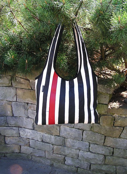 Kožená kabelka STRIPED BAG - PARROT® — foto 6