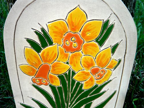 Keramický herbář- narcis — foto 2