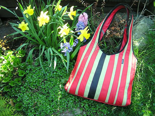 Kožená kabelka STRIPED BAG - PARROT® — foto 2