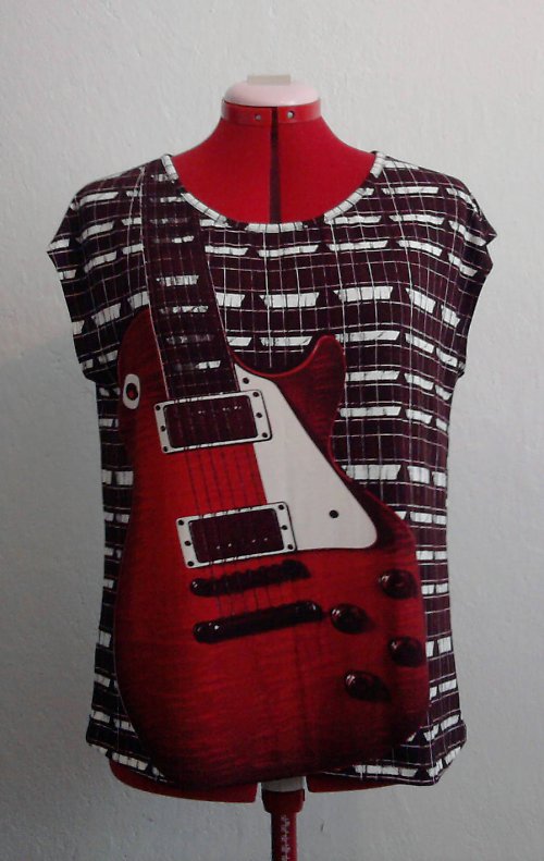 Dámské triko - GUITAR — foto 3
