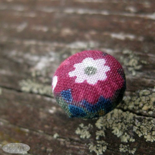 Náušnice buttonky Francouzská zahrada — foto 2