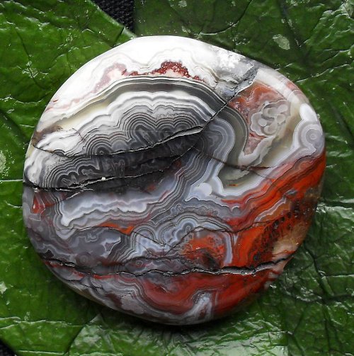 Mexický achát 43x41x8mm — foto 2