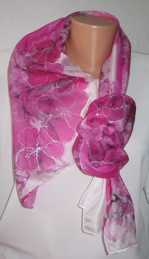Hedvábná šála — foto 2