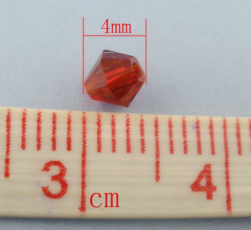 Broušené korálky typ MIX 4mm/20ks — foto 2