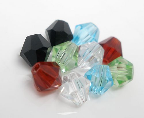 Broušené korálky typ MIX 4mm/20ks — foto 3