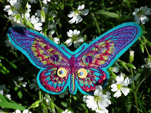 Brož BUTTERFLY n.3 — foto 3