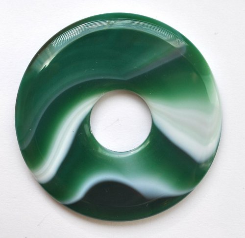 Achát - donut - velký - 5,3 cm — foto 2
