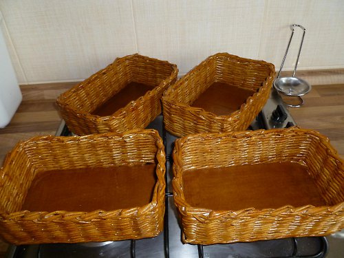 Košík obdélníkový - v sadě 4 ks — foto 3