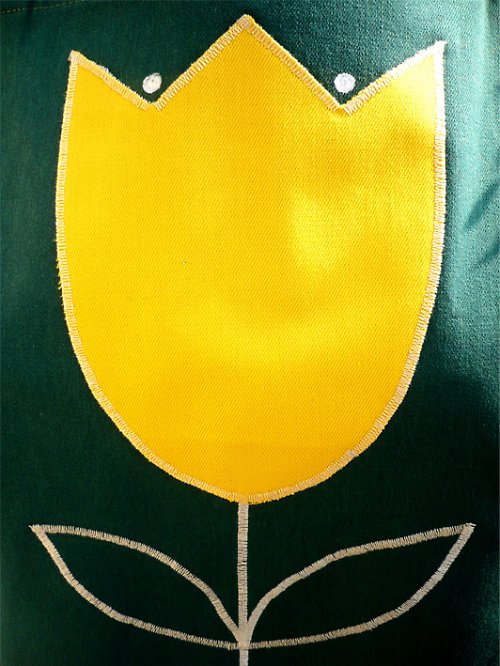 Zástěra s tulipánem - — foto 2