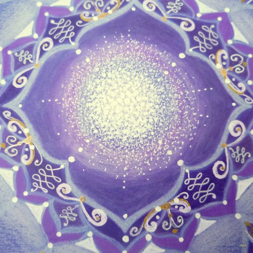 MANDALA 7. čakry - PŘIJÍMÁNÍ — foto 6