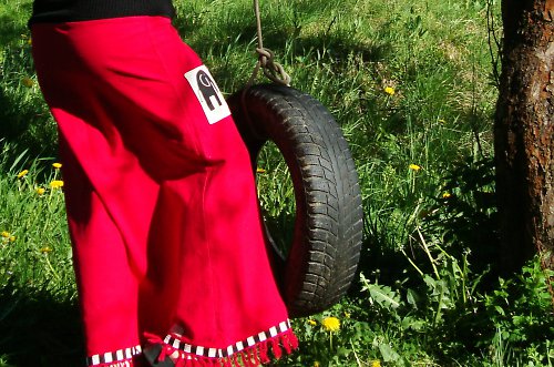 Sukně s černými slony,sleva -skirt — foto 3